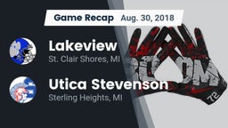 Recap: Lakeview  vs. Utica Stevenson  2018