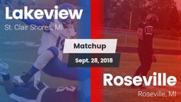 Matchup: Lakeview vs. Roseville  2018