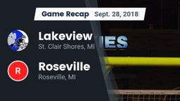 Recap: Lakeview  vs. Roseville  2018