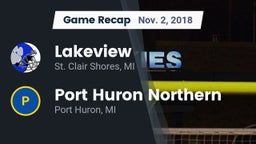 Recap: Lakeview  vs. Port Huron Northern  2018