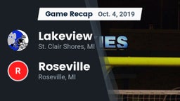 Recap: Lakeview  vs. Roseville  2019
