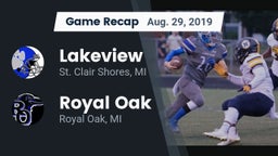 Recap: Lakeview  vs. Royal Oak  2019