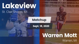 Matchup: Lakeview vs. Warren Mott  2020