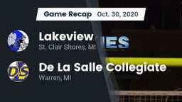 Recap: Lakeview  vs. De La Salle Collegiate 2020