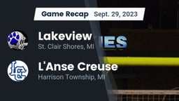 Recap: Lakeview  vs. L'Anse Creuse  2023