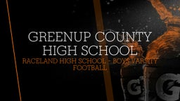 Raceland football highlights Greenup County High School