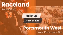 Matchup: Raceland vs. Portsmouth West  2018