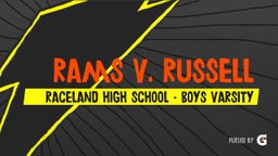 Raceland football highlights Rams v. Russell