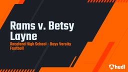 Raceland football highlights Rams v. Betsy Layne 