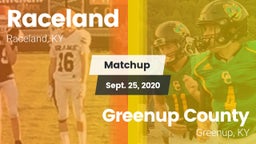 Matchup: Raceland vs. Greenup County  2020