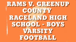 Raceland football highlights Rams v. Greenup County 