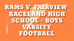 Raceland football highlights Rams v. Fairview 