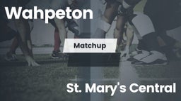 Matchup: Wahpeton vs. St. Mary's Central  2016