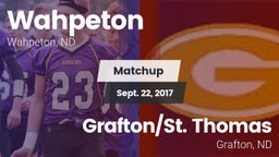 Matchup: Wahpeton vs. Grafton/St. Thomas   2017
