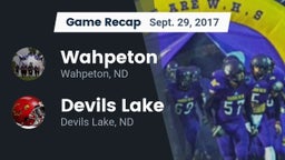 Recap: Wahpeton  vs. Devils Lake  2017