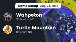 Recap: Wahpeton  vs. Turtle Mountain  2018