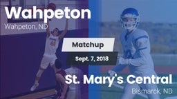 Matchup: Wahpeton vs. St. Mary's Central  2018