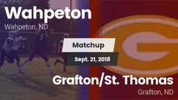 Matchup: Wahpeton vs. Grafton/St. Thomas   2018