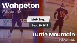 Matchup: Wahpeton vs. Turtle Mountain  2019