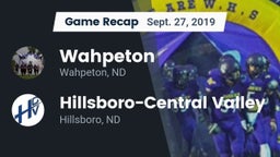 Recap: Wahpeton  vs. Hillsboro-Central Valley 2019