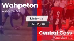 Matchup: Wahpeton vs. Central Cass  2019