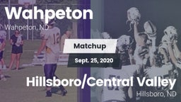 Matchup: Wahpeton vs. Hillsboro/Central Valley 2020