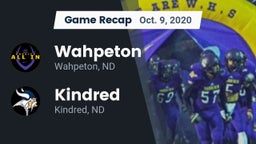 Recap: Wahpeton  vs. Kindred  2020