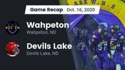 Recap: Wahpeton  vs. Devils Lake  2020