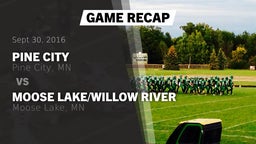 Recap: Pine City  vs. Moose Lake/Willow River  2016