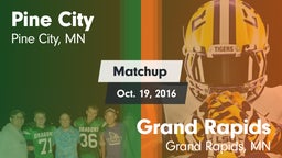 Matchup: Pine City vs. Grand Rapids  2016