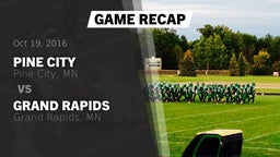 Recap: Pine City  vs. Grand Rapids  2016