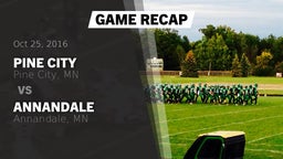 Recap: Pine City  vs. Annandale  2016