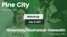 Matchup: Pine City vs. Greenway/Nashwauk-Keewatin  2017