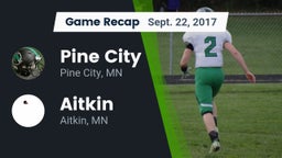 Recap: Pine City  vs. Aitkin  2017
