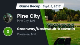 Recap: Pine City  vs. Greenway/Nashwauk-Keewatin  2017