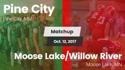 Matchup: Pine City vs. Moose Lake/Willow River  2017