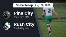 Recap: Pine City  vs. Rush City  2018