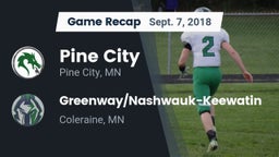 Recap: Pine City  vs. Greenway/Nashwauk-Keewatin  2018