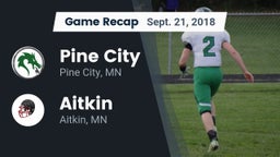 Recap: Pine City  vs. Aitkin  2018