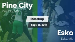 Matchup: Pine City vs. Esko  2018