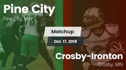 Matchup: Pine City vs. Crosby-Ironton  2018