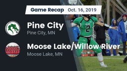 Recap: Pine City  vs. Moose Lake/Willow River  2019