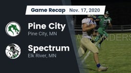 Recap: Pine City  vs. Spectrum  2020