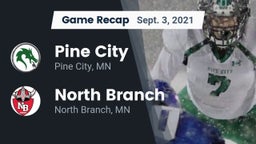 Recap: Pine City  vs. North Branch  2021