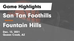 San Tan Foothills  vs Fountain Hills  Game Highlights - Dec. 13, 2021