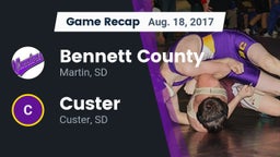 Recap: Bennett County  vs. Custer  2017