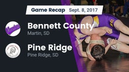 Recap: Bennett County  vs. Pine Ridge  2017