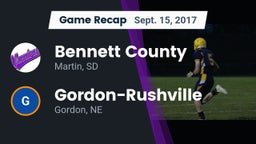 Recap: Bennett County  vs. Gordon-Rushville  2017