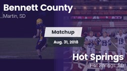 Matchup: Bennett County vs. Hot Springs  2018