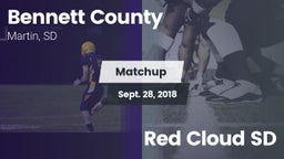 Matchup: Bennett County vs. Red Cloud SD 2018